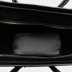 Celine Grey Micro Tricolor Leather Luggage Tote