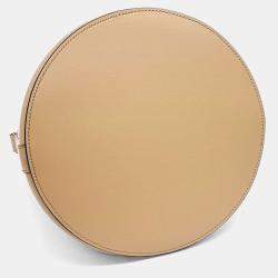 Celine Beige Leather Maillon Triophee Bucket Bag