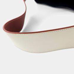 Celine Red Leather Twist Cabas Bag