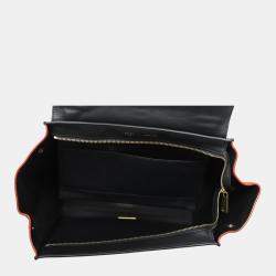 Celine Multicolor Python Trapeze Tote Bag