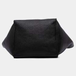 Celine Black Medium Supple Grained Calfskin Big Bag