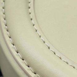 Celine Beige Small Calfskin Cuir Triomphe Oval Crossbody