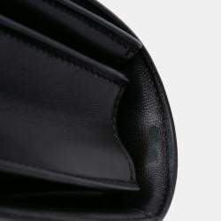 Pre Owned Celine Black Small Calfskin Classic Box