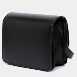 Pre Owned Celine Black Small Calfskin Classic Box