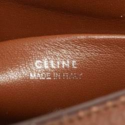 Celine Brown Python Small Trotteur Crossbody Bag