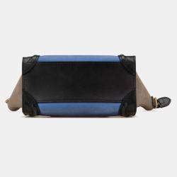 Celine Multicolor Nano Leather Luggage Tote