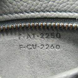 Celine Luggage Nano Gray Leather Top Handle Bag