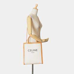 Celine Beige Small Vertical Cabas Satchel