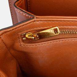 Celine Brown Classique Coated Canvas Triomphe Crossbody