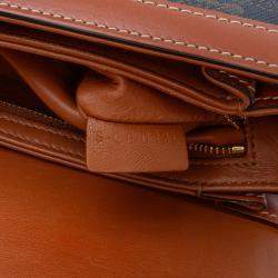 Celine Brown Classique Coated Canvas Triomphe Crossbody