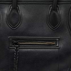 Pre Owned Celine Black Leather Large Phantom Luggage Tote