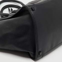 Pre Owned Celine Black Leather Large Phantom Luggage Tote