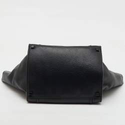 Pre Owned Celine Black Leather Large Phantom Luggage Tote