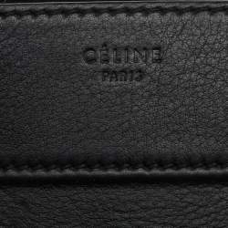 Pre Owned Celine Black Leather Large Phantom Luggage Tote