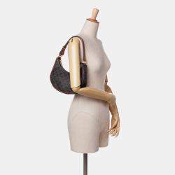 Celine Triomphe Coated Canvas Ava Shoulder Bag