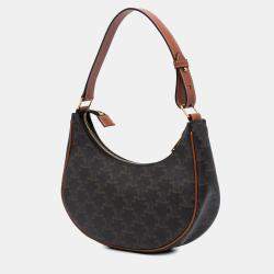 Celine Triomphe Coated Canvas Ava Shoulder Bag