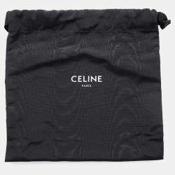 Celine Triomphe Claude Shoulder Bag Turquoise Shiny Calf Leather