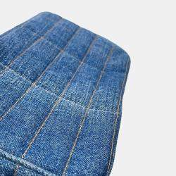 Celine Chain shoulder Bag Blue Denim