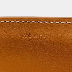 Celine Vertical Cabas Natural/Tan Canvas Leather