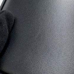 Celine Triomphe Claude Shoulder Bag Black Leather Size Mini