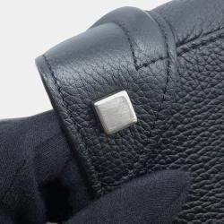 Celine Luggage Shopper Black Leather Size Micro