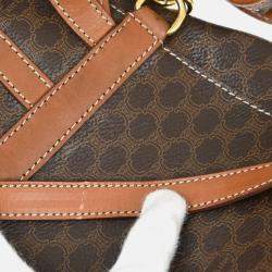 Celine Brown Macadam Twin Backpack