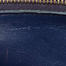 Pre Owned Celine Blue Leather Small Classic Box Flap Bag