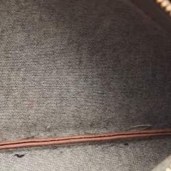 Celine Burgundy Leather Small Trio Crossbody Bag