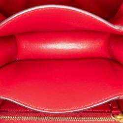 Celine Red Small Calfskin Classic Box