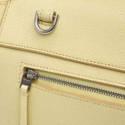 Celine Yellow Micro Grained Calfskin Belt Bag