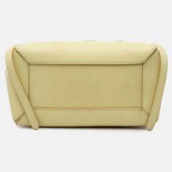 Celine Yellow Micro Grained Calfskin Belt Bag