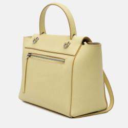 Celine Yellow Micro Grained Calfskin Belt Bag