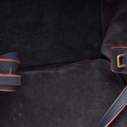 Celine Navy Blue Leather Medium Phantom Luggage Bag
