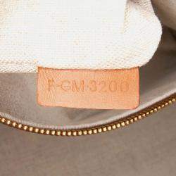 Celine Beige/Brown Triomphe Embroidered Canvas Horizontal Cabas
