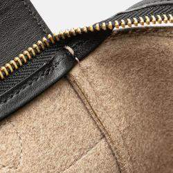 Celine Beige/Black Mini Felt Handbag