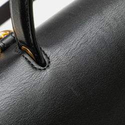 Celine Beige/Black Mini Felt Handbag