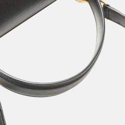 Celine Beige/Black Mini Felt Handbag