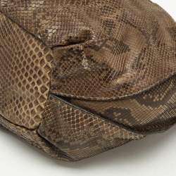 Celine Olive Green Python Bittersweet Hobo