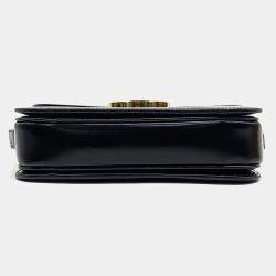 Celine Black Leather Triumph Medium Bag