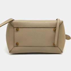 Celine Beige Leather belt bag mini