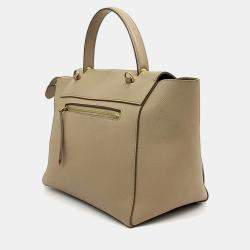 Celine Beige Leather belt bag mini