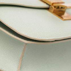 Celine Green Medium Calfskin Classic Box