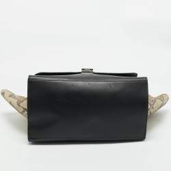 Celine Tricolor Python and Leather Large Trapeze Top Handle Bag