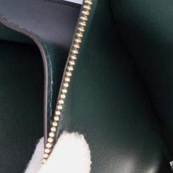 Celine Green Medium Calfskin Classic Box
