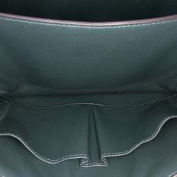 Celine Green Medium Calfskin Classic Box
