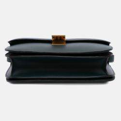 Celine Green Medium Calfskin Classic Box