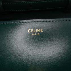 Celine Green Small Calfskin Classic Box
