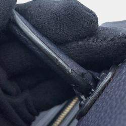 Celine Navy Leather Nano Luggage Shopper Tote