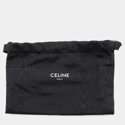 Celine Triomphe Claude Orange Shiny Calfskin Shoulder Bag