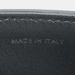 Celine Triomphe One Black Leather Shoulder Bag